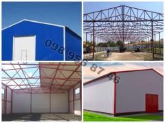 Європобутівки — Ангари склади навеси зерносклади під ключ