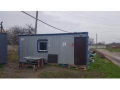 Euro Cabins — Construction trailer 6 meters - Rental